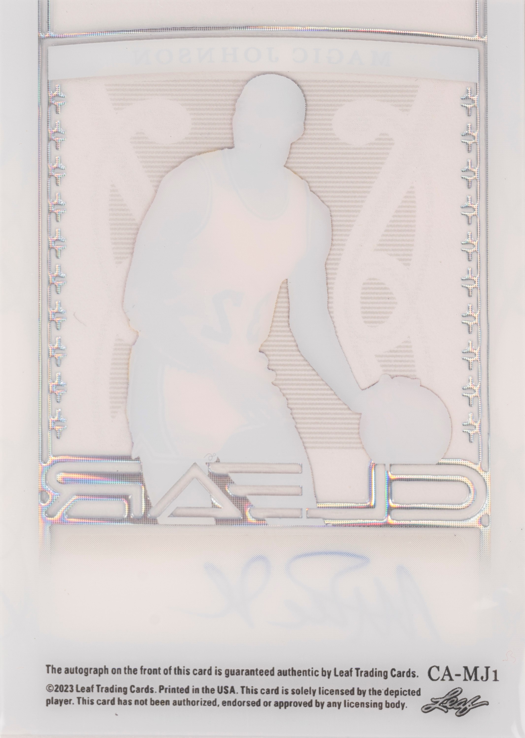 Magic Johnson – Card autografata – Leaf – Tiratura di 25 esemplari