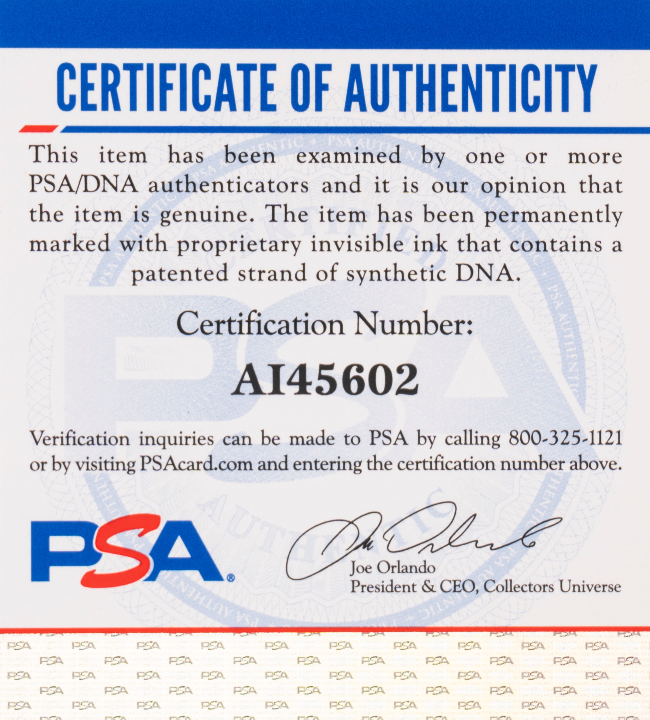 Gloria Gaynor – Battipenna Autografato – Cert. Psa