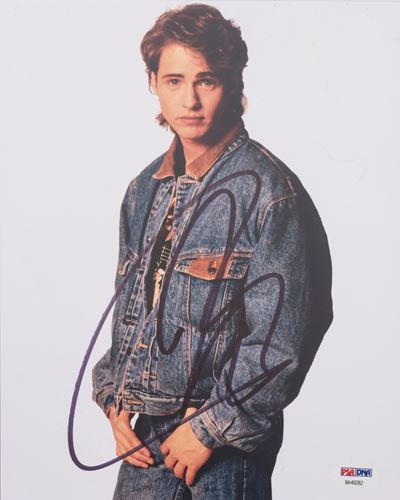 Jason Priestley - Foto Autografata - Beverly Hills 90210 - 21,5x 20 CM (8”x10” Inch) - Cert. Psa.