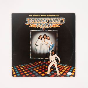 John Travolta – LP firmato – La febbre del sabato sera – Cert. Jsa