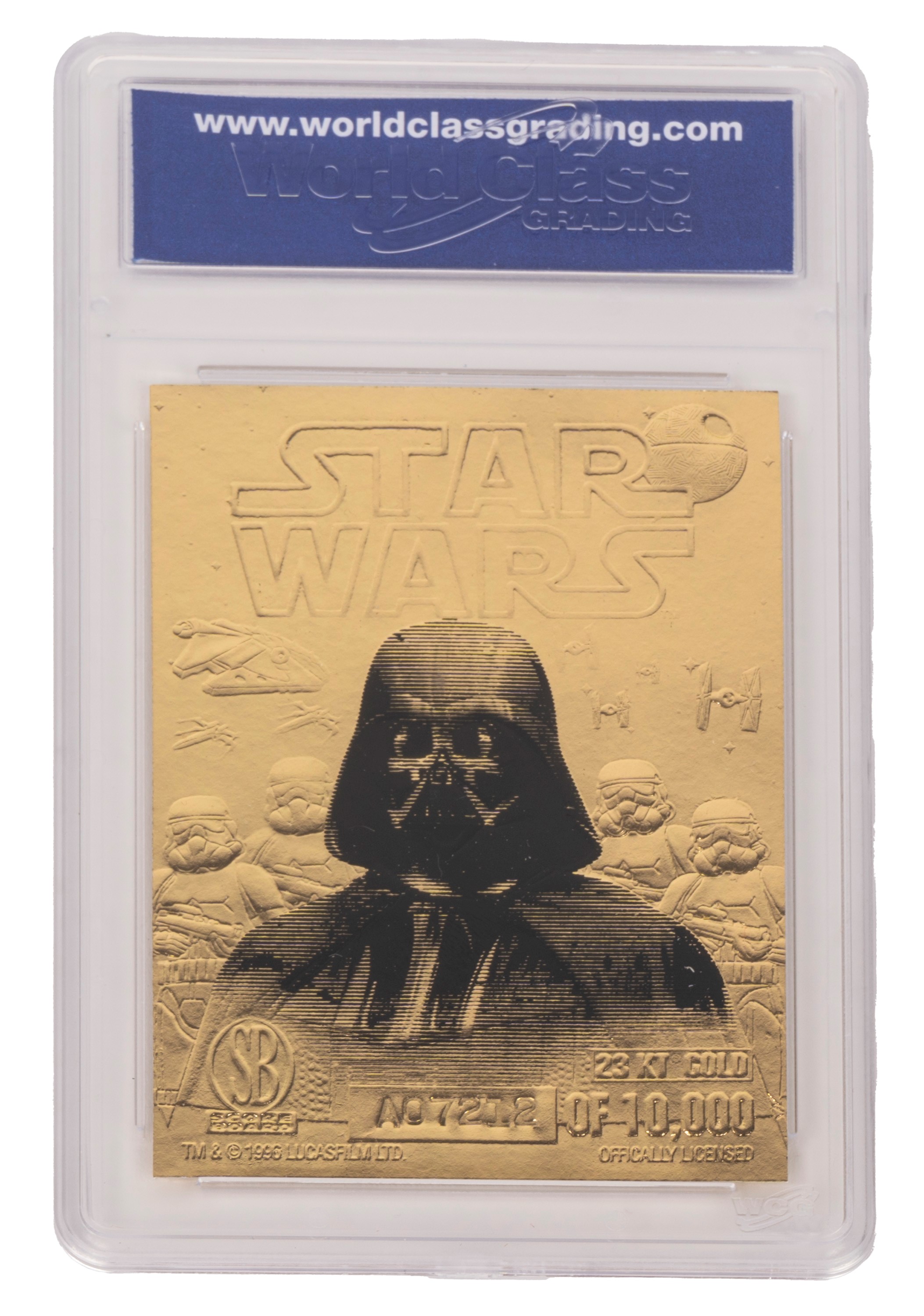 Star Wars – 9 card – Su foglia d’oro 23k