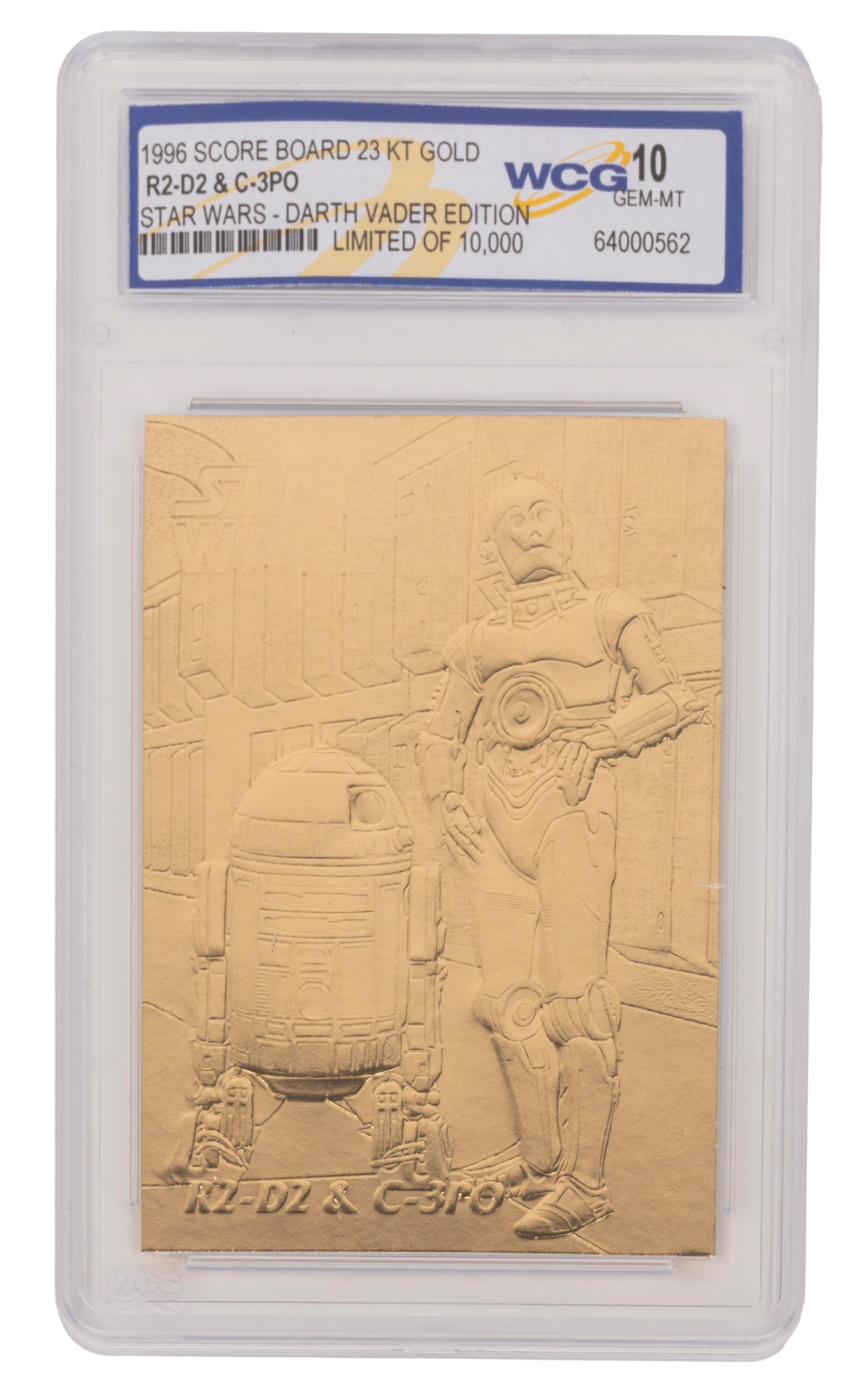 Star Wars – 9 card – Su foglia d’oro 23k