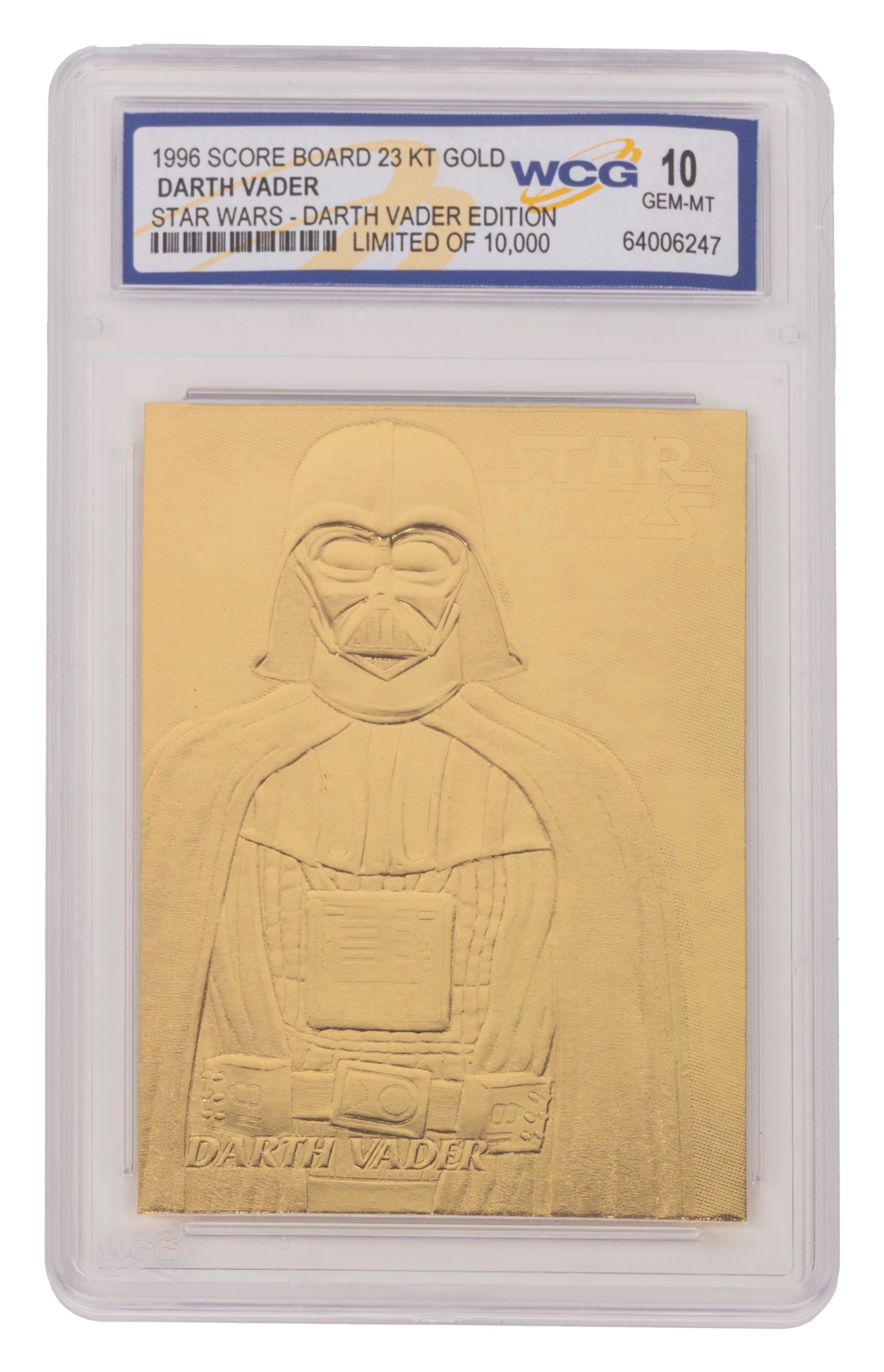 Star Wars – 9 card – Su foglia d’oro 23k