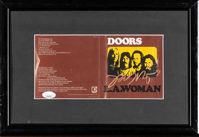 Robby Krieger – The Doors - Booklet Autografato – in Cornice - Cert. Jsa