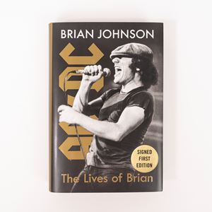 Brian Johnson – AC/DC - Libro autografato – The lives of Brian - Prima edizione