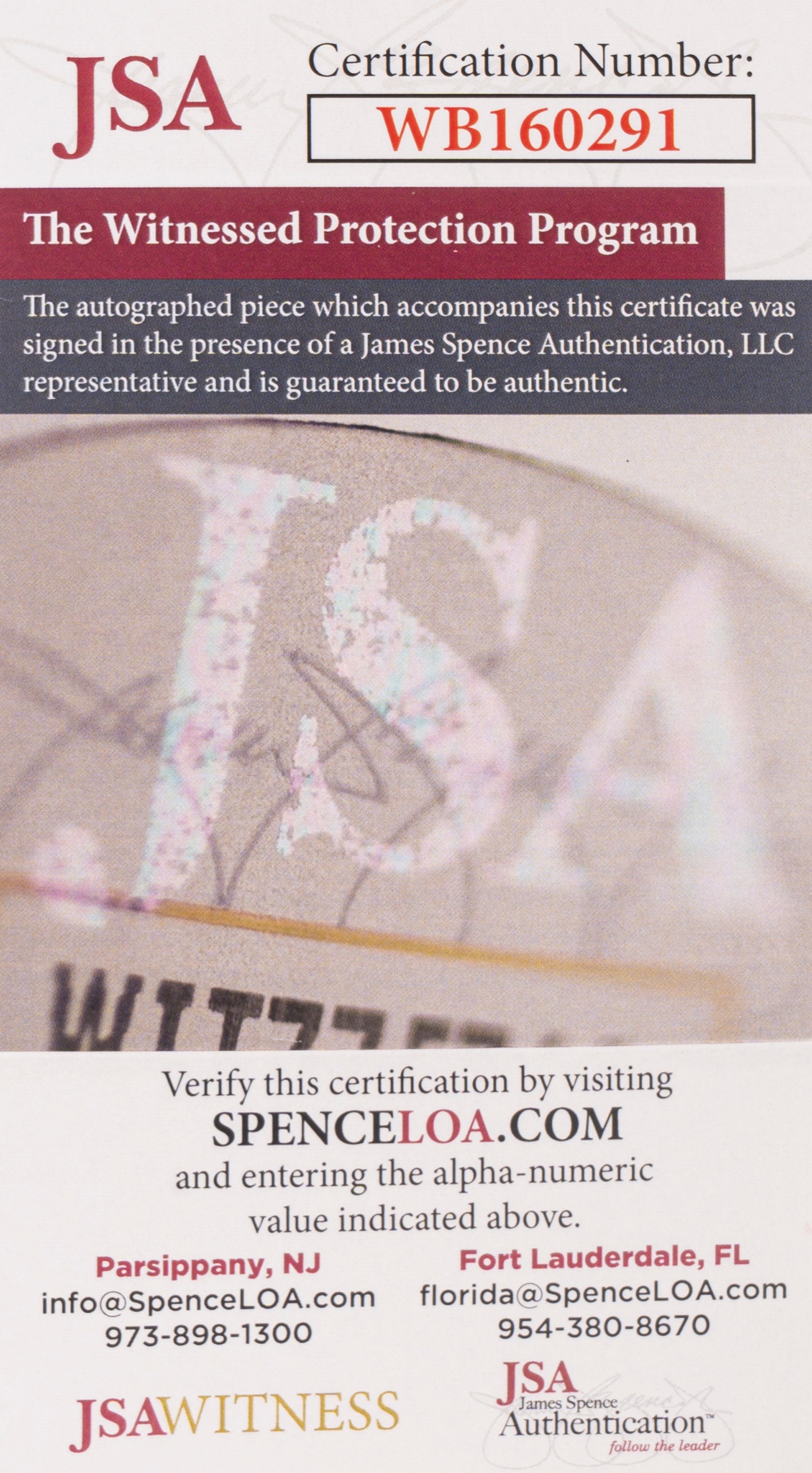 Dennis Rodman – Maglia autografata – Los Angeles Lakers – Cert. JSA