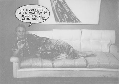Da Bertini ci vengo anch'io, Tecnica mista su carta velina, 1969/70