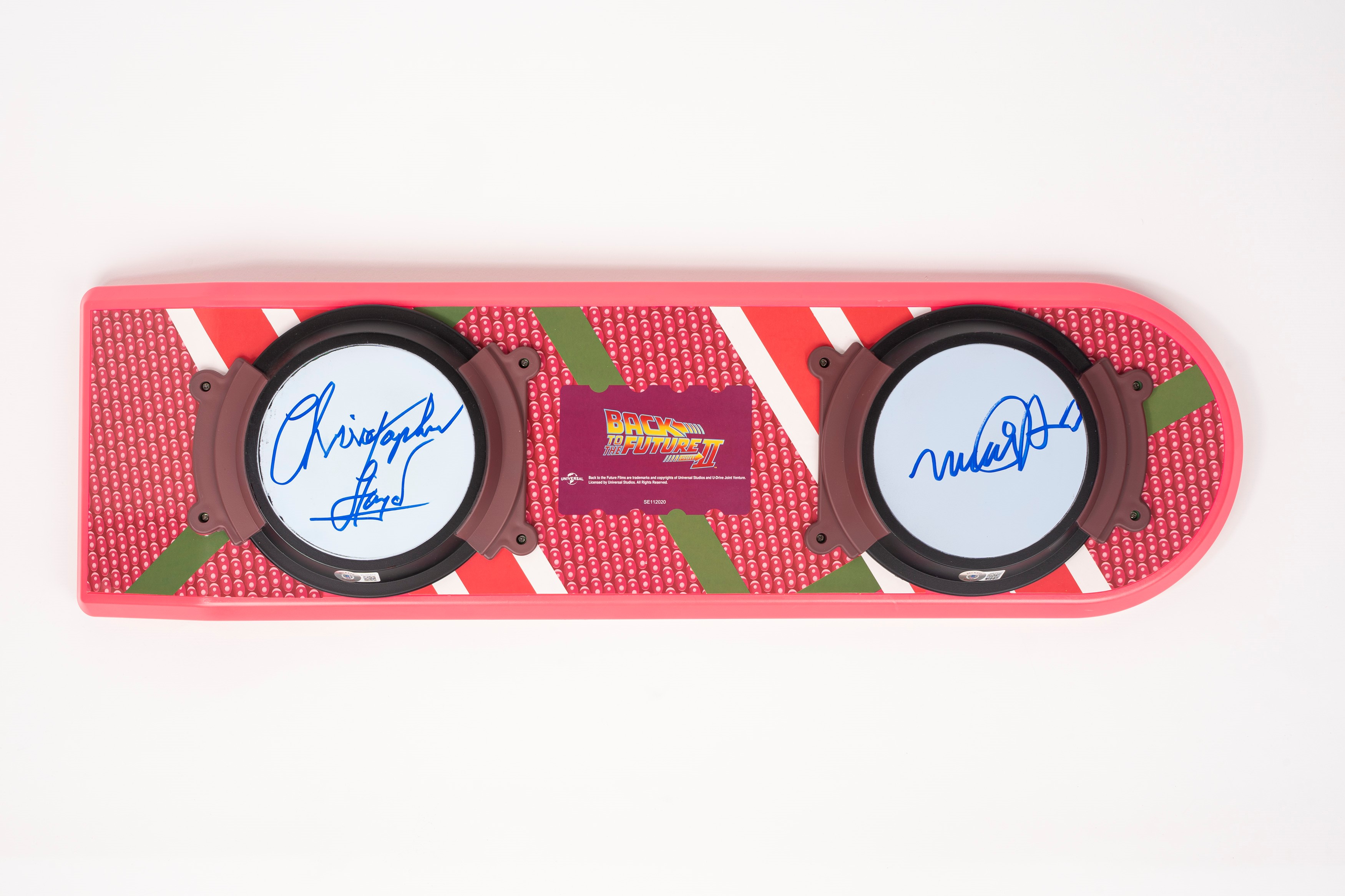 Michael J. Fox - Christopher Lloyd – Ritorno al Futuro – Modellino Volopattino Autografato – Cert...