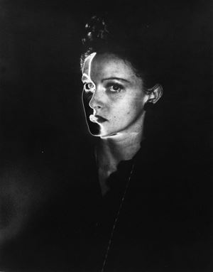 Solarized portrait, New York