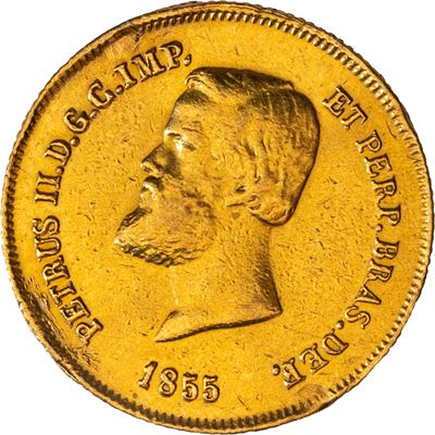Pedro II, 5000 Reis, 1855