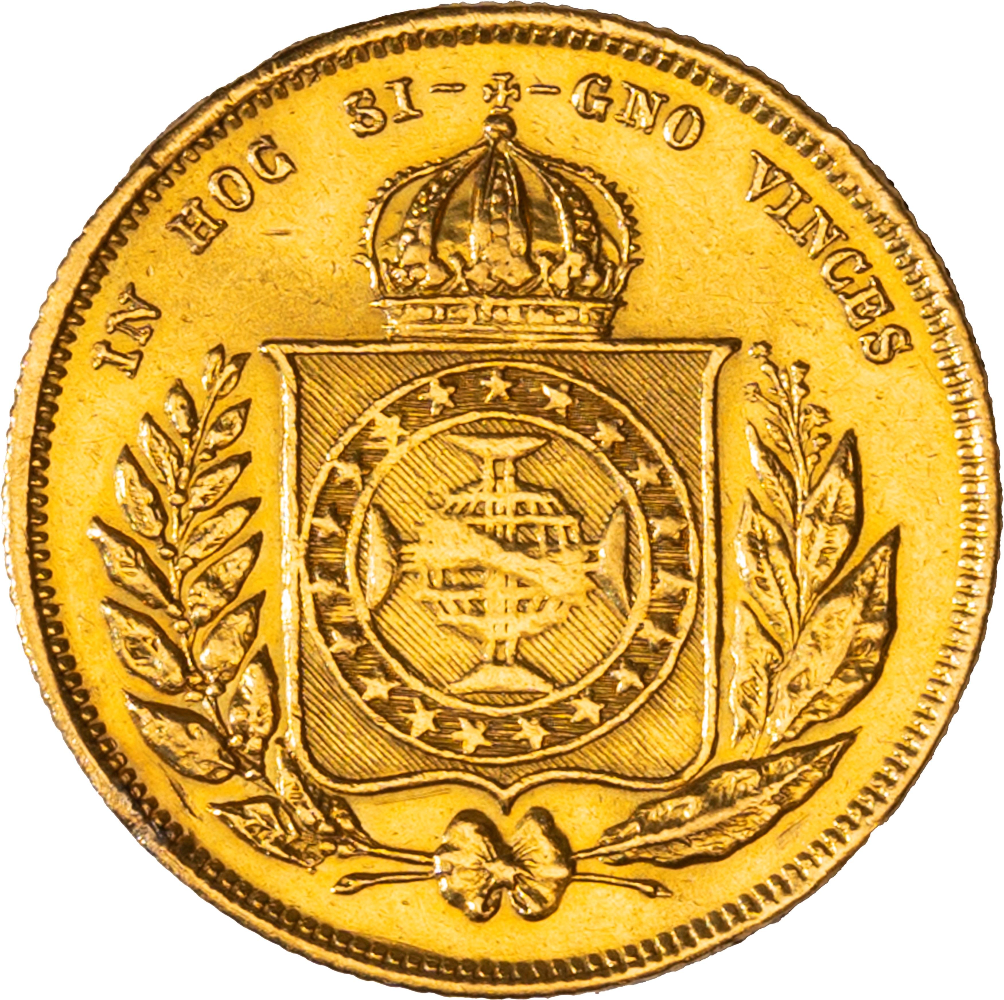 Brasile, Pedro II, (1831-1889) - Pedro II, 5000 Reis, 1855
