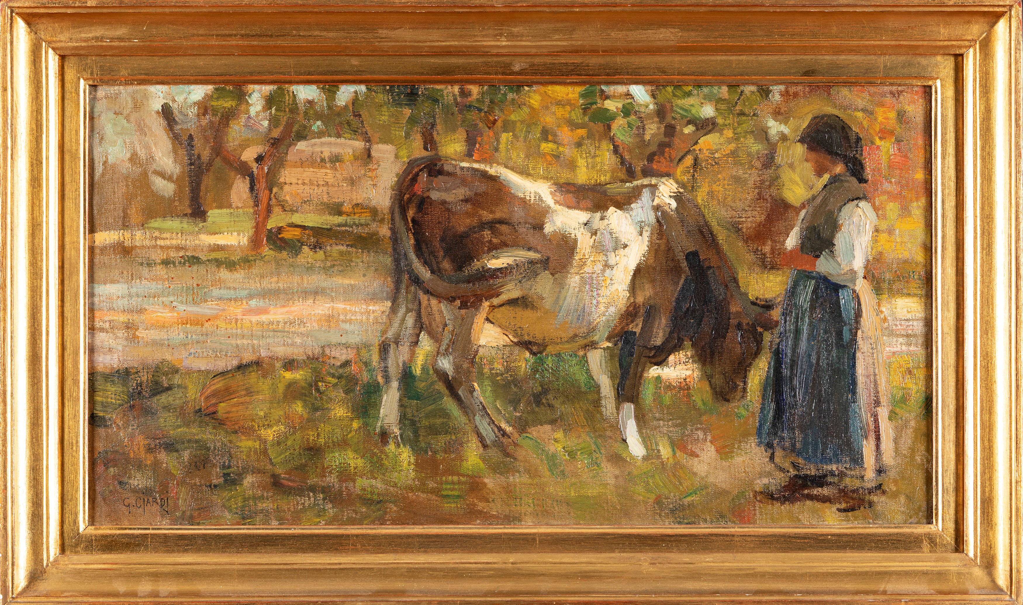 Guglielmo Ciardi - La Contadinella