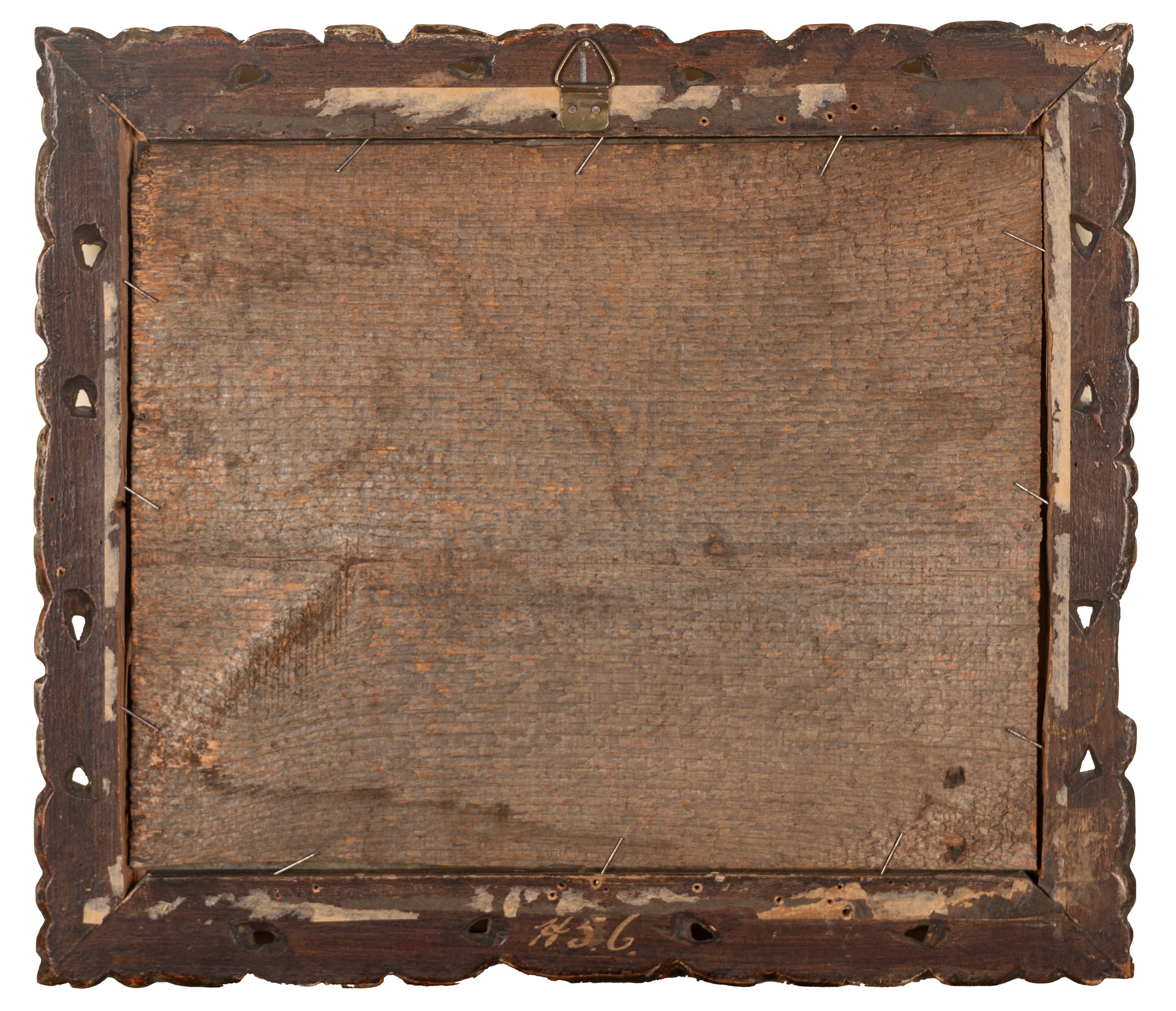 Cromolitografia applicata sottovetro raffigurante scena mitologica, fine secolo XIX