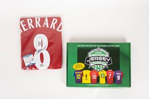 Steven Gerrard – Maglia autografata – Liverpool – In scatola da collezione - Cert. Leaf e Beckett