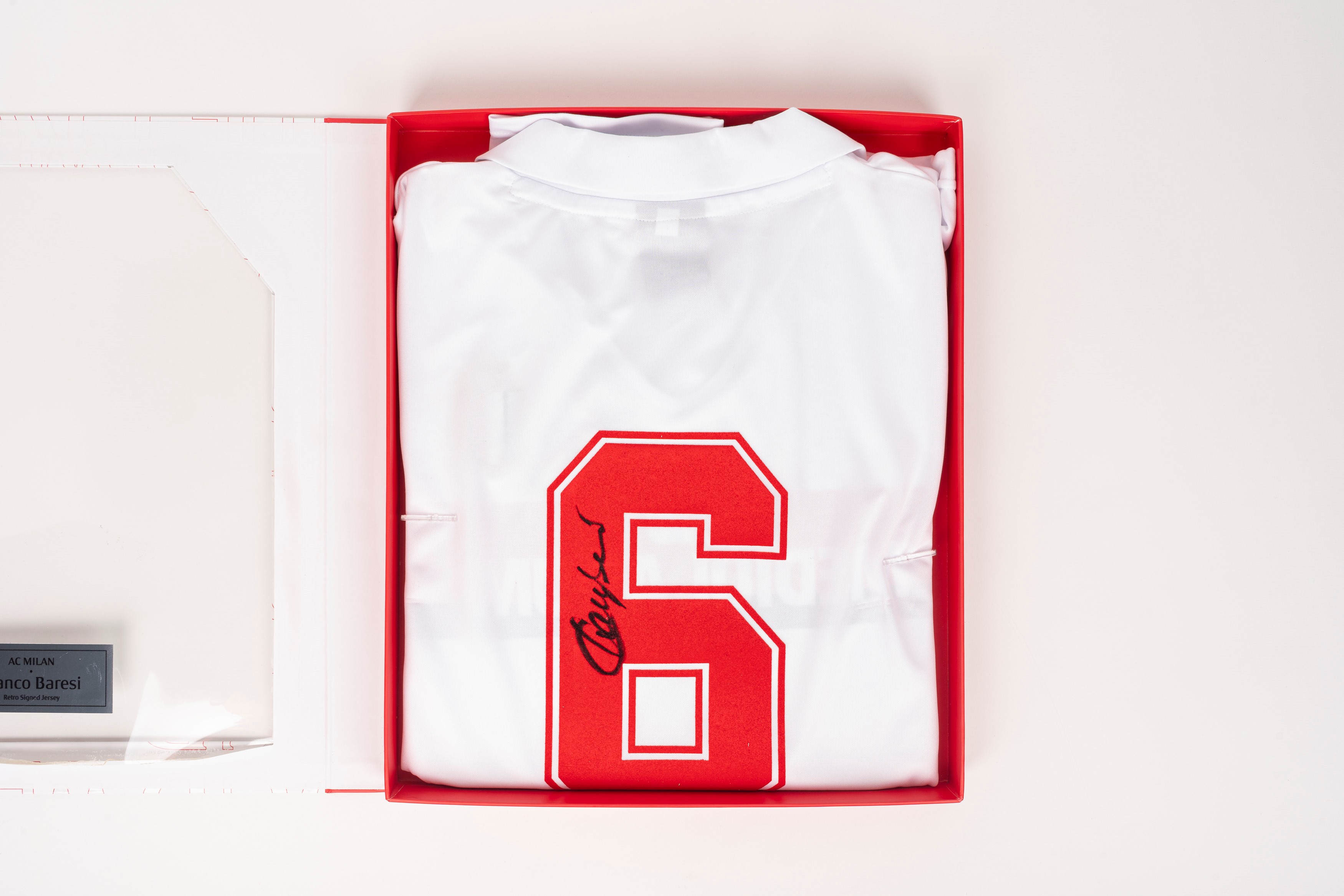 Franco Baresi – Maglia autografata – Milan – Cofanetto ufficiale