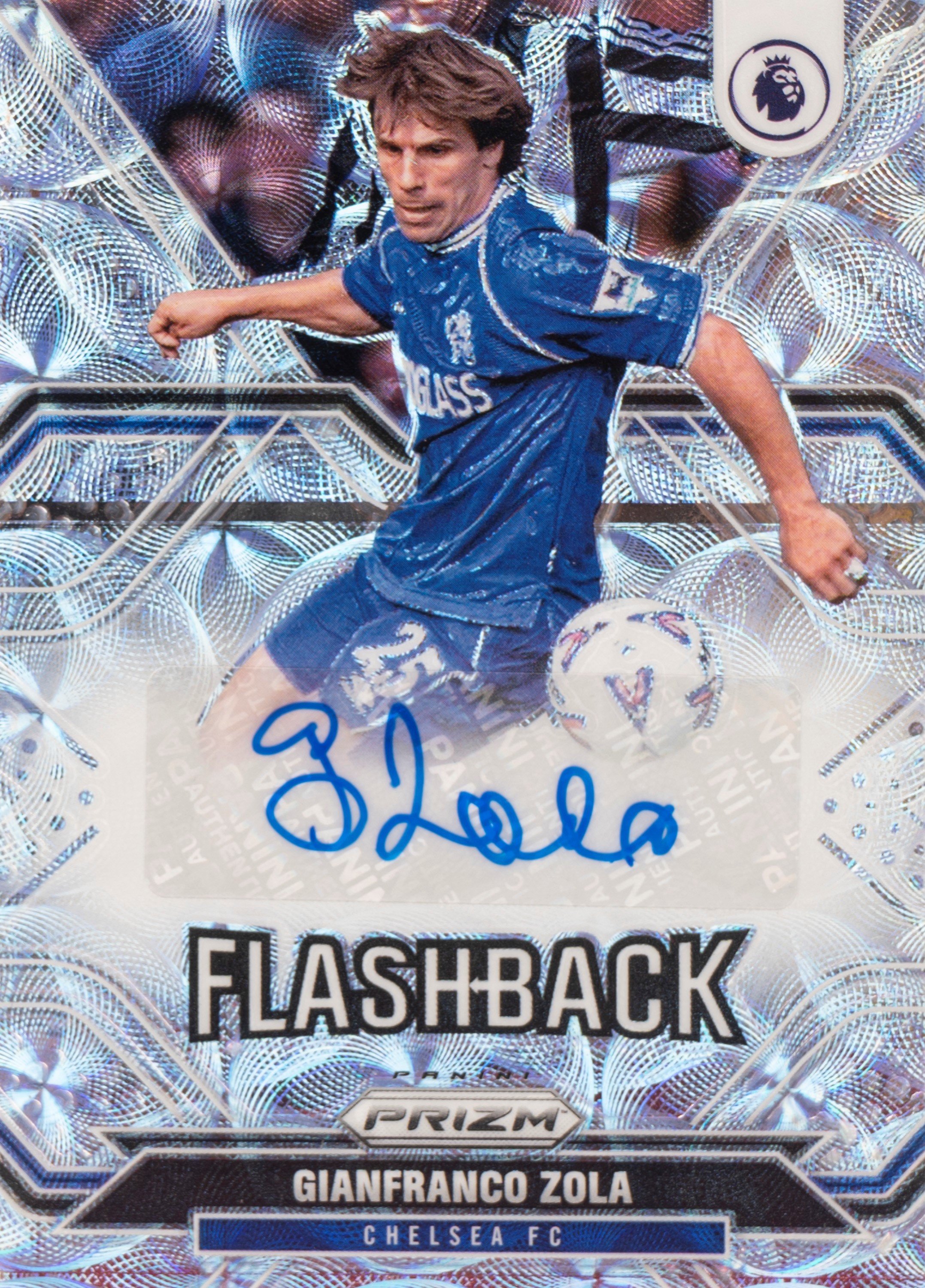 Gianfranco Zola Flashback Auto PINK ICE PRIZM offers 2021-22 Panini Prizm EPL Chelsea