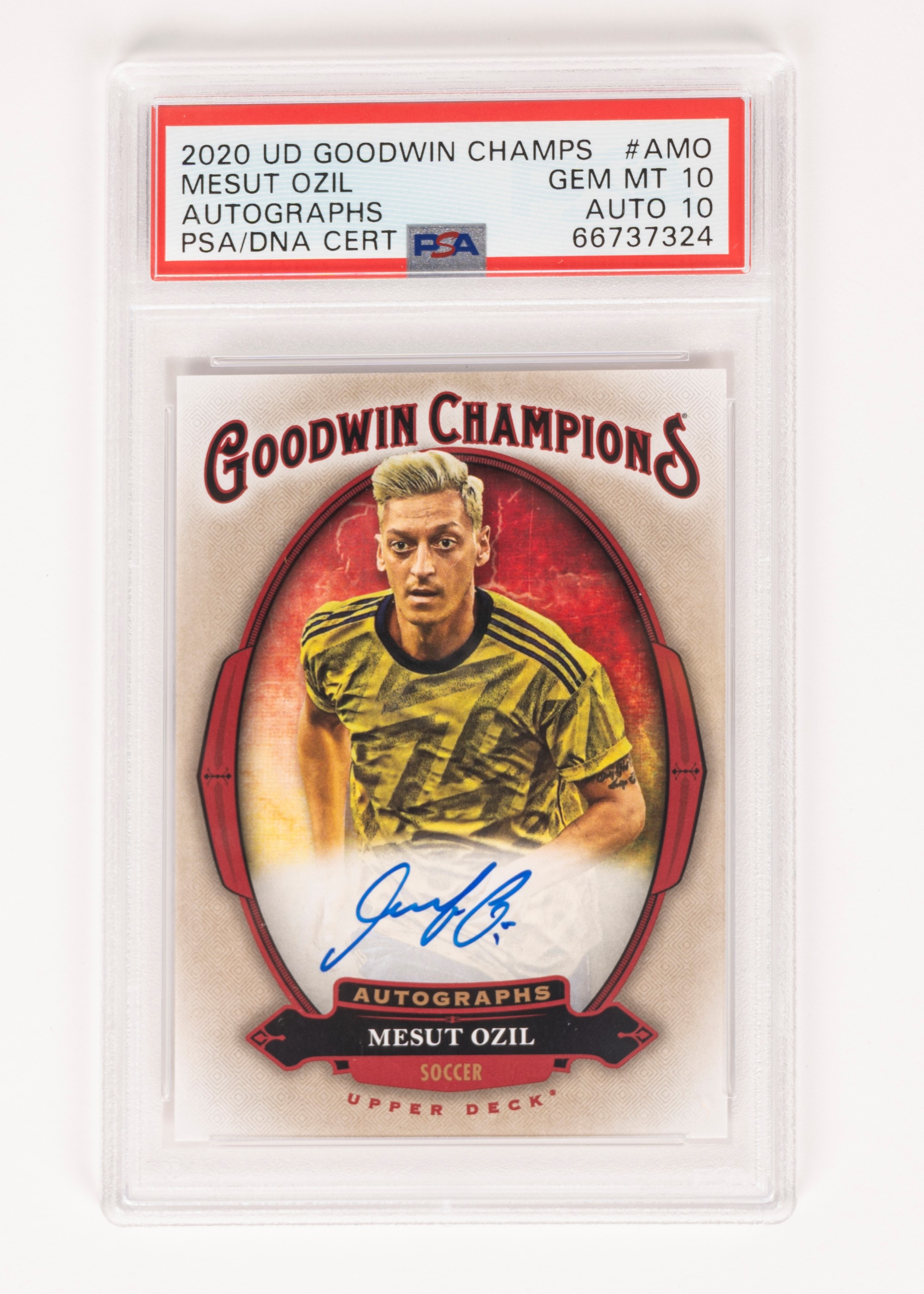 Mesut Özil – Card autografata – Upper Deck Company - Cert. PSA/DNA 