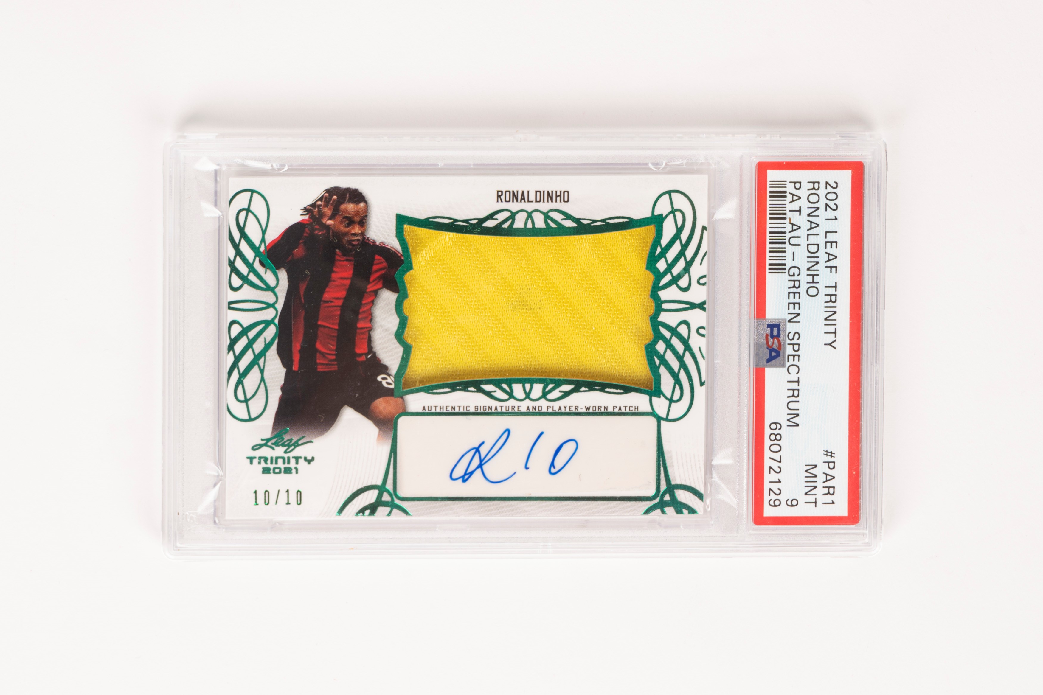 Ronaldinho – Card autografata – Milan – Leaf - Cert. PSA | Pop