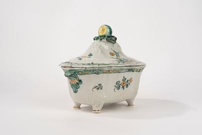Zuppiera in Maiolica di Cerreto, Secolo XVIII