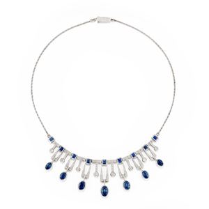 Sapphire necklace