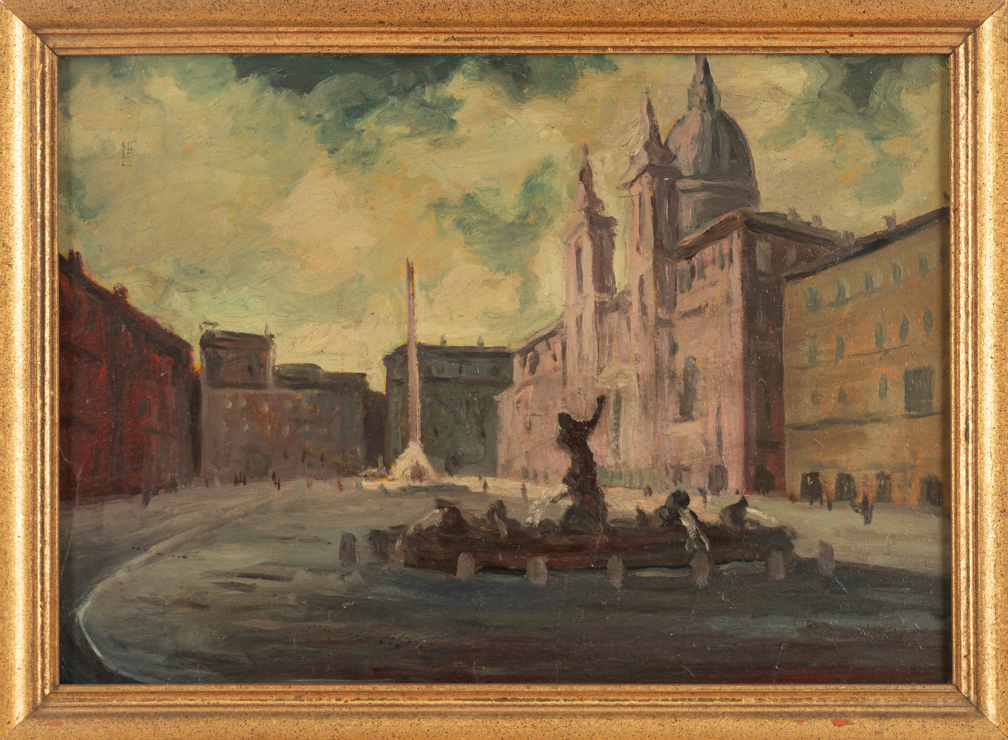 Scuola Romana, Secolo XX - Veduta di Piazza Navona
