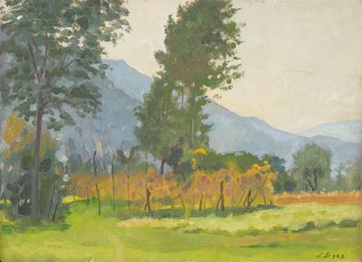 Feriolo, olio su tavola, 1943