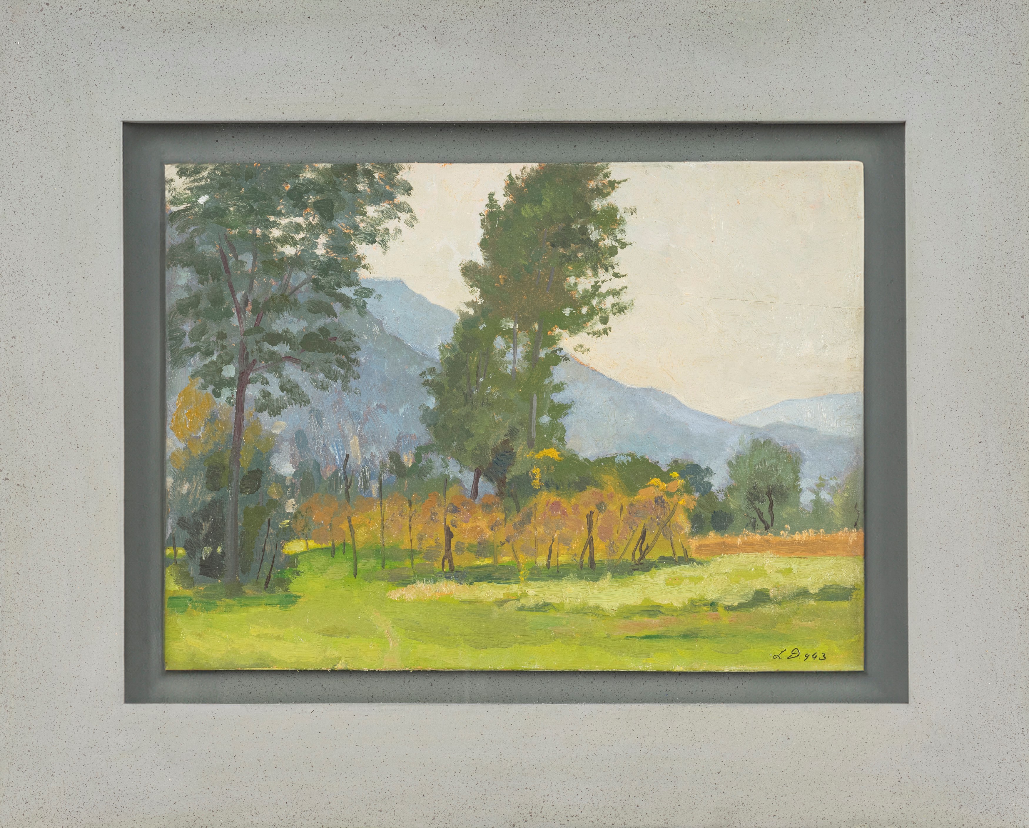 Leonardo Dudreville - Feriolo, olio su tavola, 1943