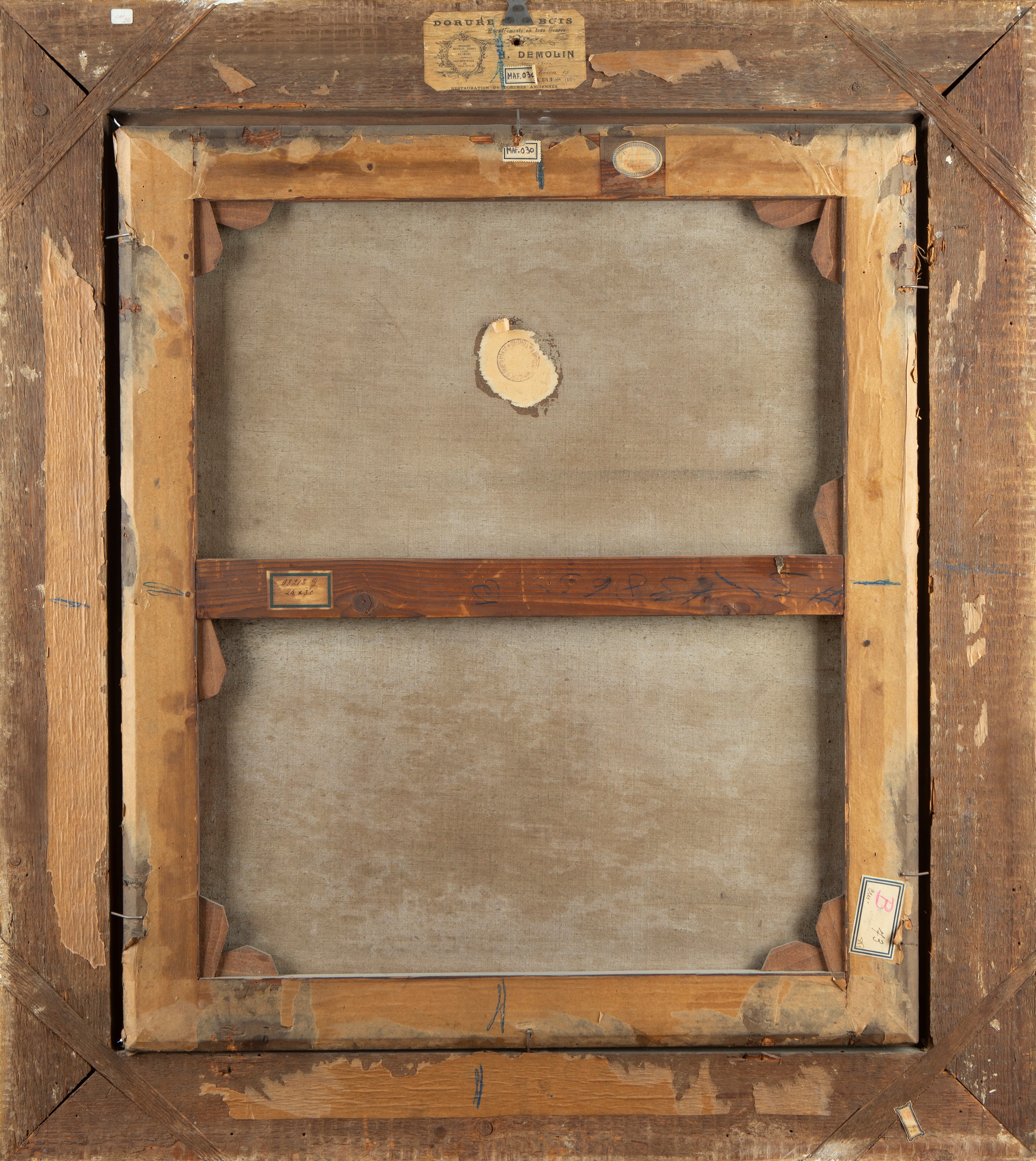 Paesaggio fluviale con pastori a riposo