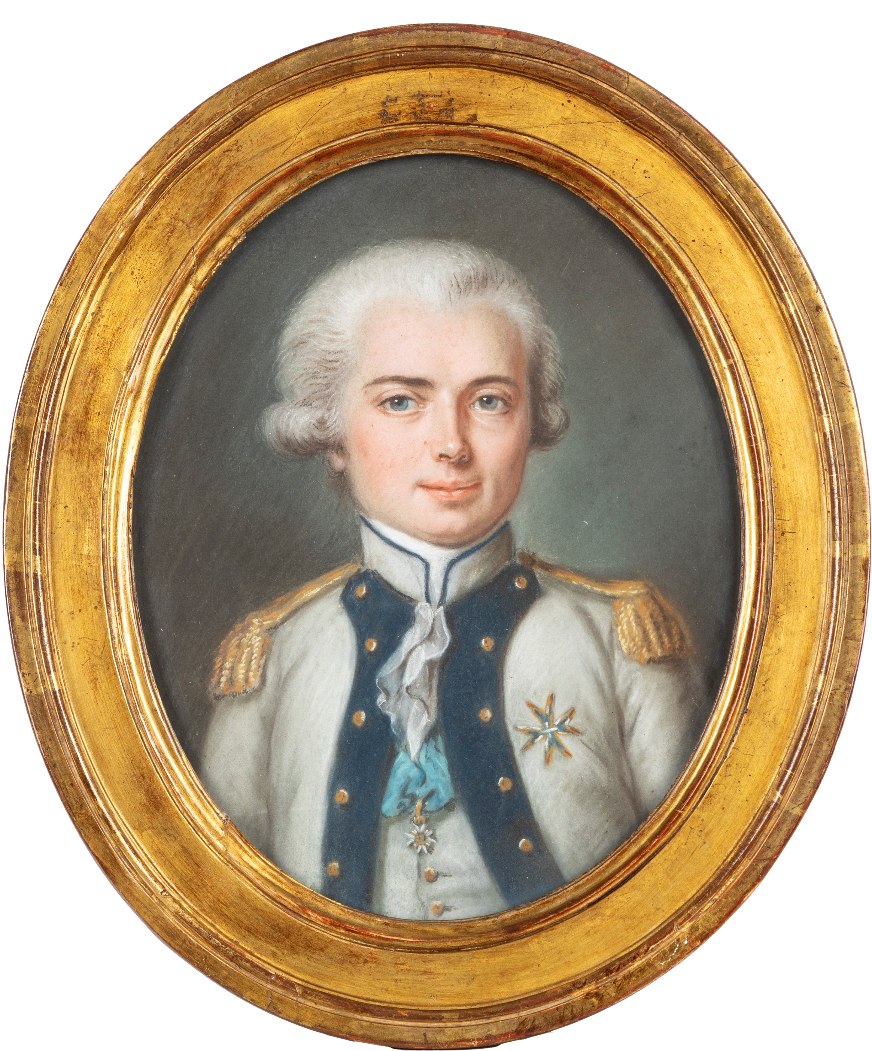 Nicolas Louis Auguste de Grimoard de Beauvoir du Roure de Beaumont e Ritratto di gentildonna