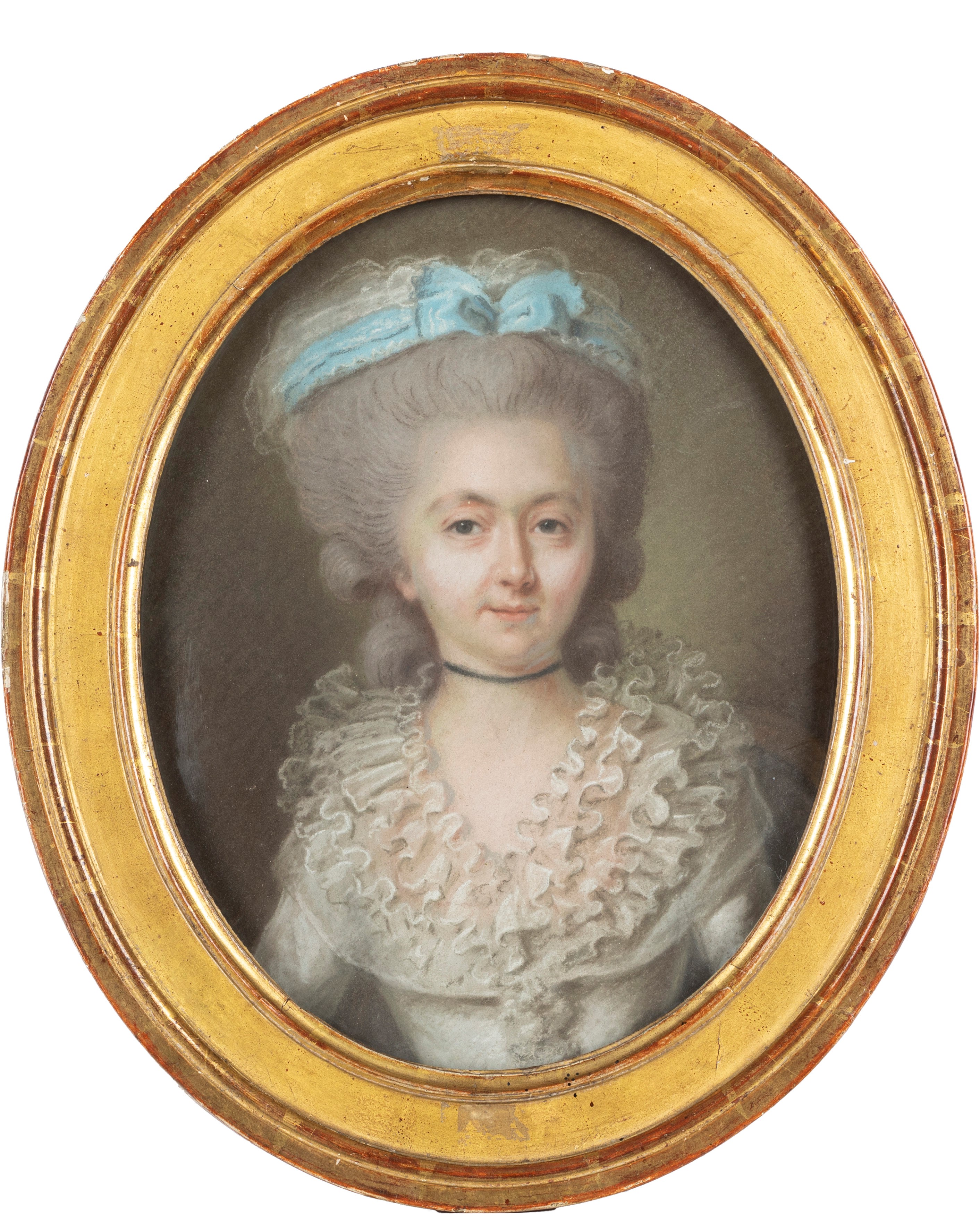 Nicolas Louis Auguste de Grimoard de Beauvoir du Roure de Beaumont e Ritratto di gentildonna