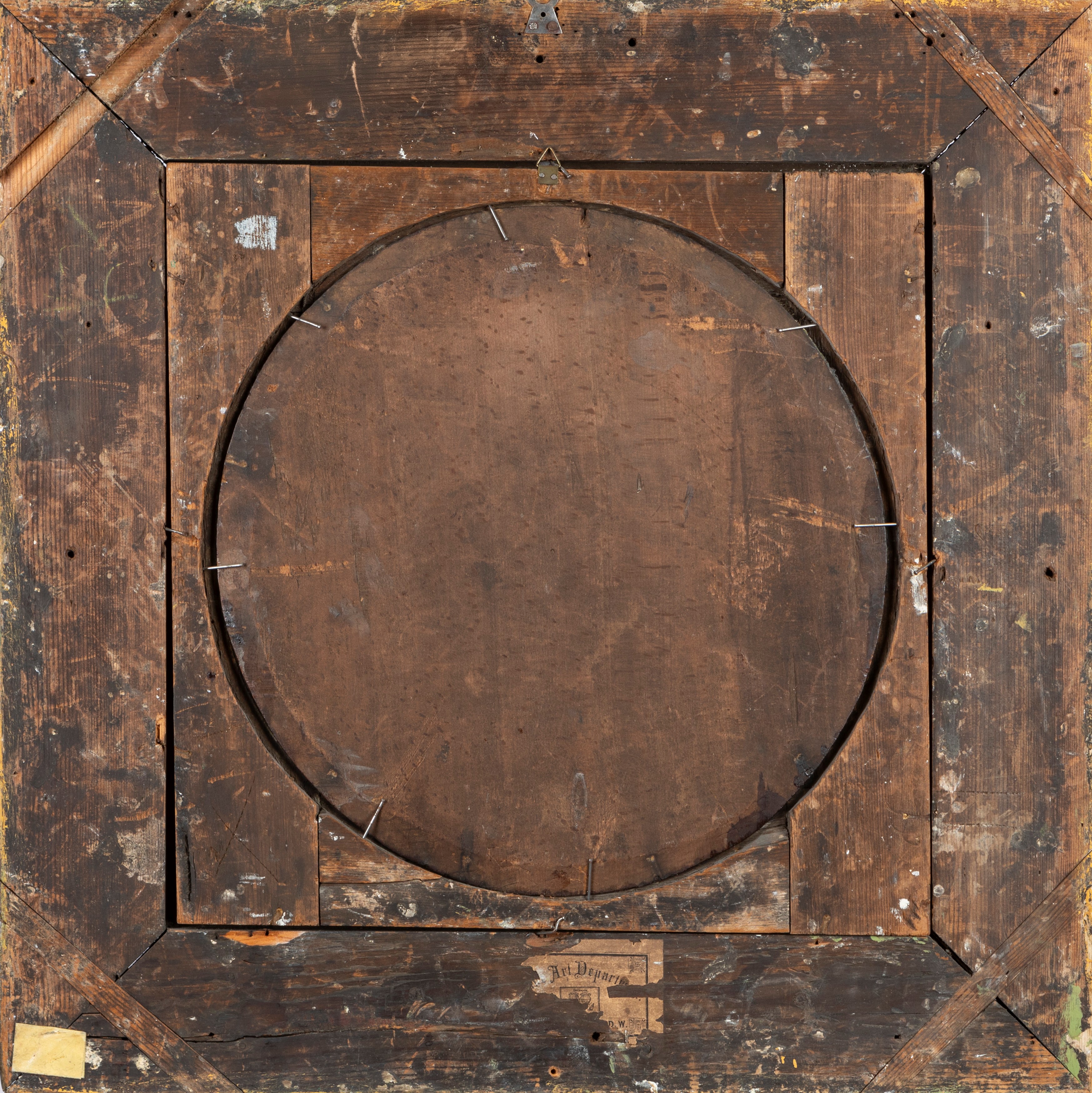 Contadino con cesta di vimini e Pastore con bastone