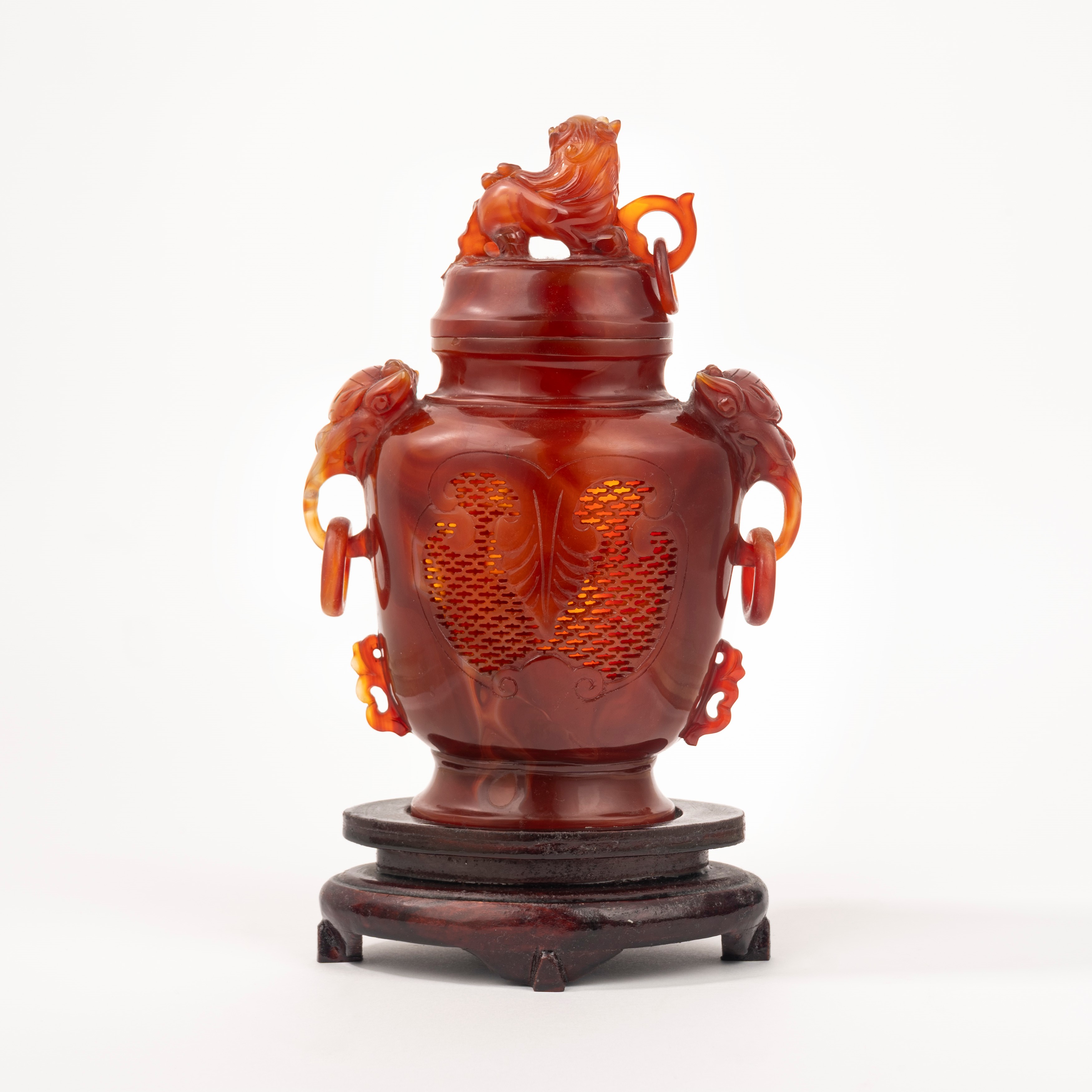 Vaso in Corniola, Cina Secolo XX