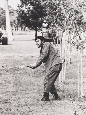 Che Guevara, el juego de golf