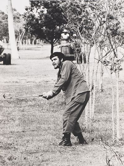 Che Guevara, el juego de golf, stampa alla gelatina ai sali d'argento su carta politenata