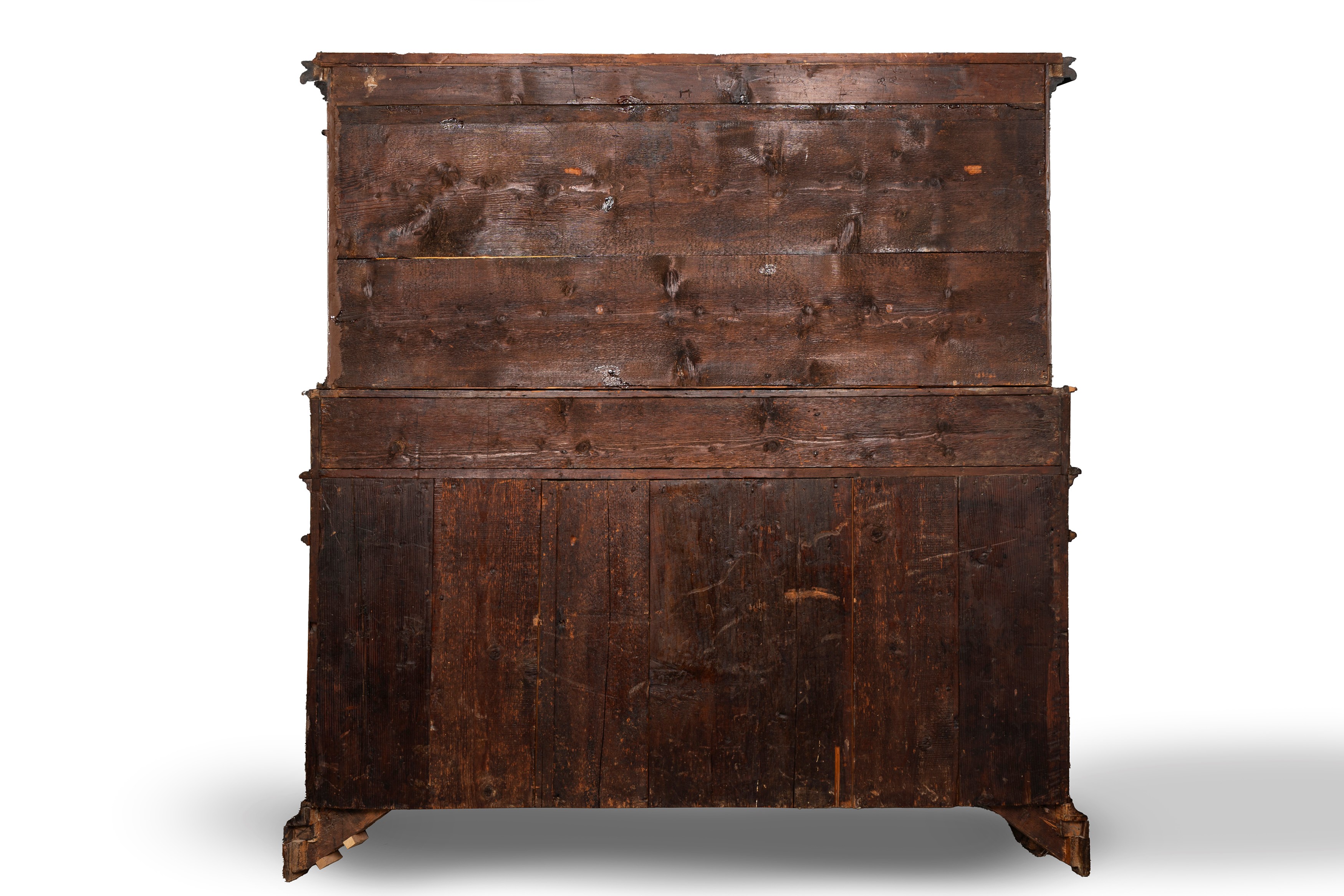 Grande credenza a due corpi, Francoforte secolo XVIII