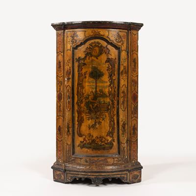 Angoliera in Legno Laccato, Venezia Secolo XVIII