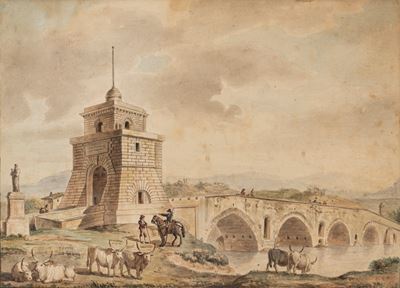 Veduta di Ponte Milvio