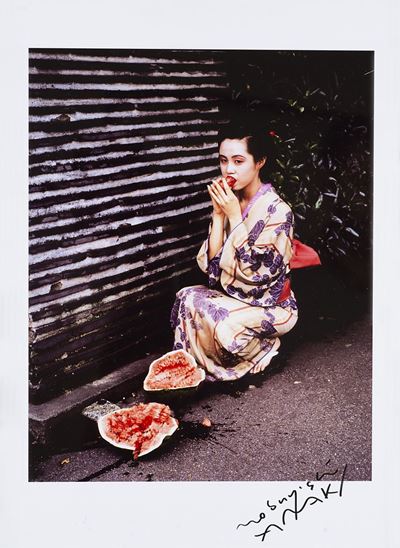 Geisha Girl with Watermelon, Stampa a getto d'inchiostro, 1991
