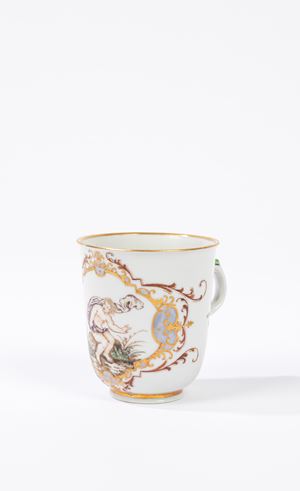  - Tazza in porcellana policroma