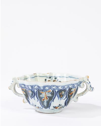 Coppa in Maiolica Policroma, Manifattura di Savona, Secolo XVIII