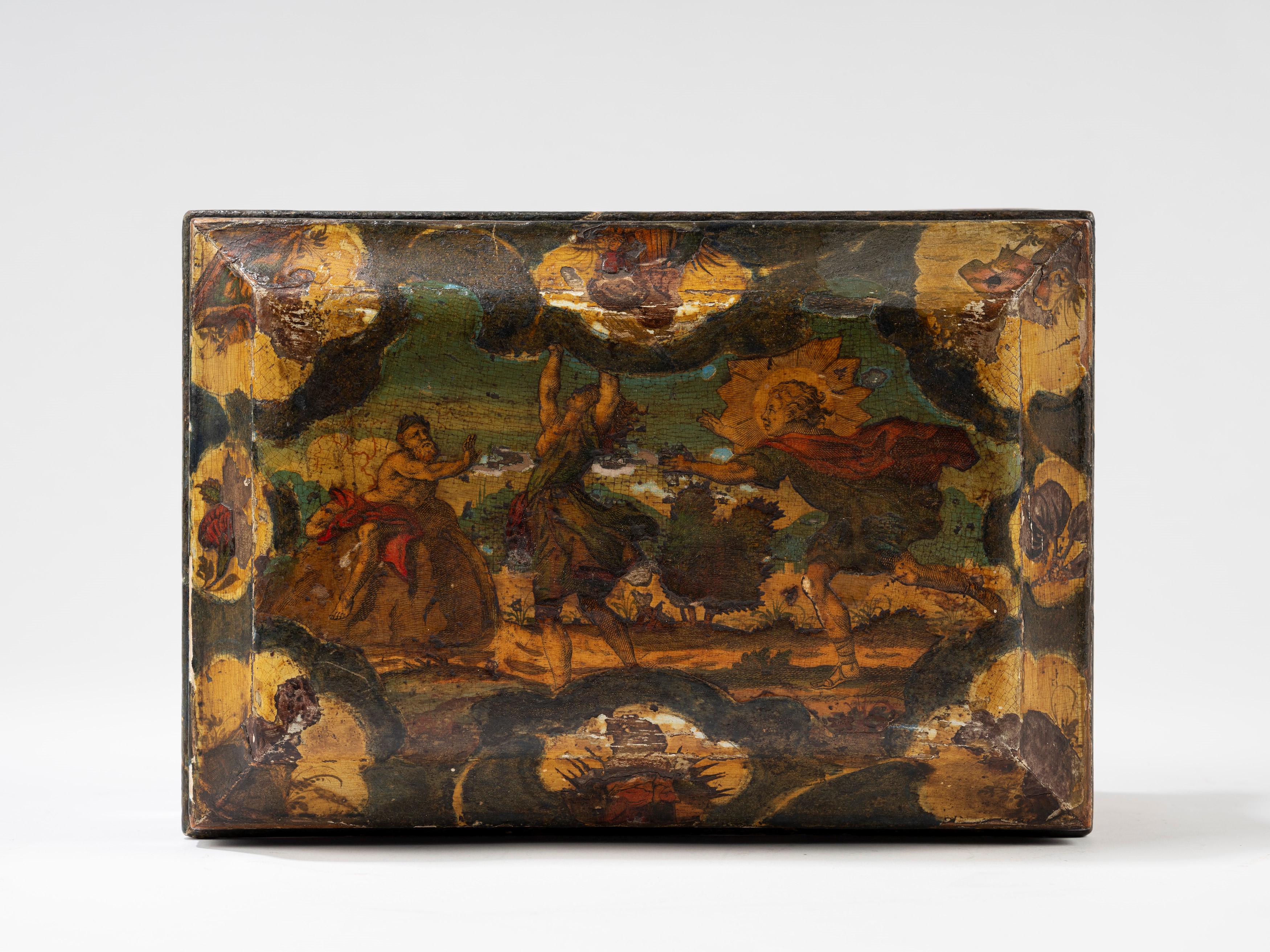 Scatola laccata ad Arte Povera, Venezia, circa 1770