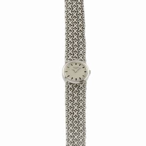 A 18K white gold lady wristwatch, Longines, (the bracelet is not original)