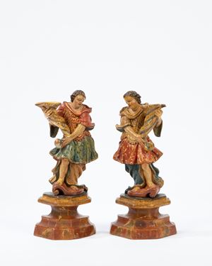  - Due sculture in legno