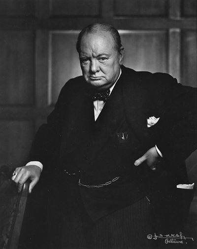 Winston Churchill - Stampa successiva alla gelatina ai sali d'argento, 1941