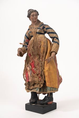 Pastore di presepe, Napoli fine secolo XVIII - inizi secolo XIX