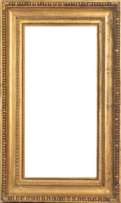 Cornice in Legno Intagliato e Dorato a Tre Ordini di Intaglio, Secolo XIX