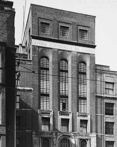 Camera confederale del lavoro, Milano - Stampa vintage alla gelatina ai sali d'argento