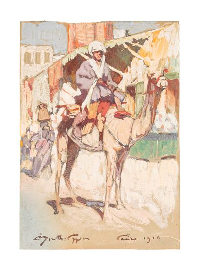 Cairo - tempera su carta