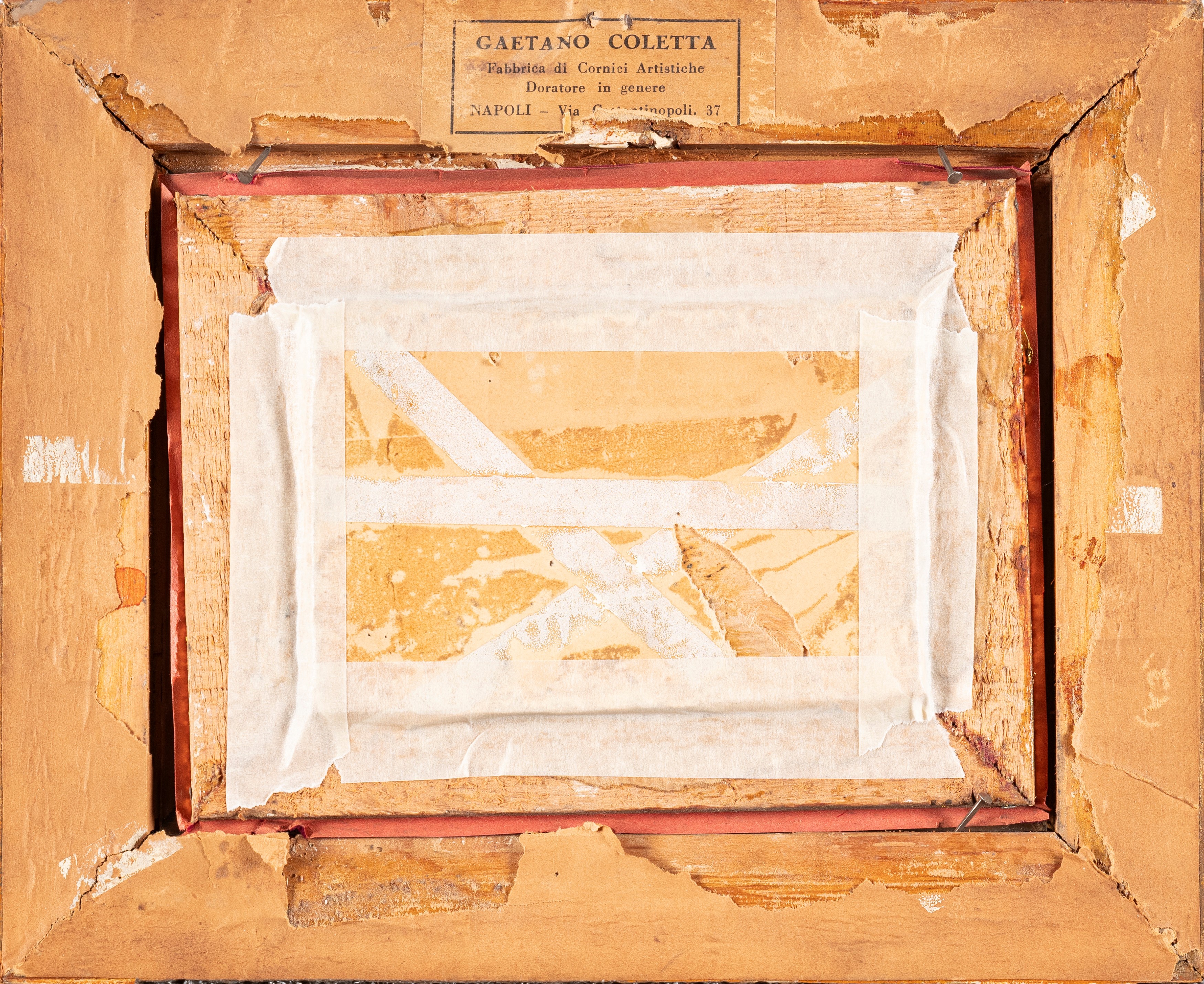 Radames Scoppa - Marina con barche e Paesaggio con figure, coppia, olio su compensato