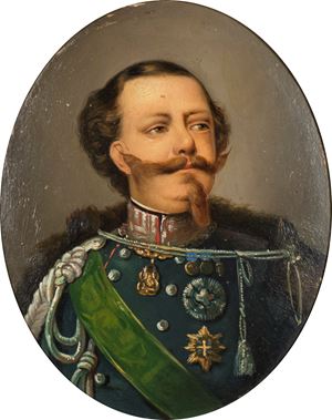 Portrait of King Vittorio Emanuele II